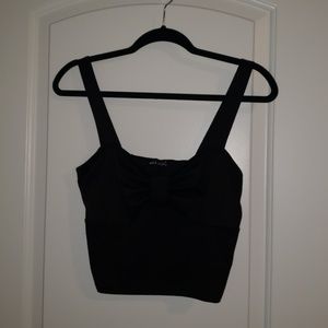 Black Crop Top